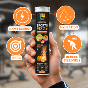 Teenbest Sports Fizz+ Electrolytes – Orange Rush