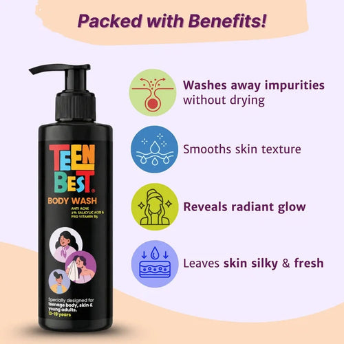 Best Anti-Acne Body Wash for Teens